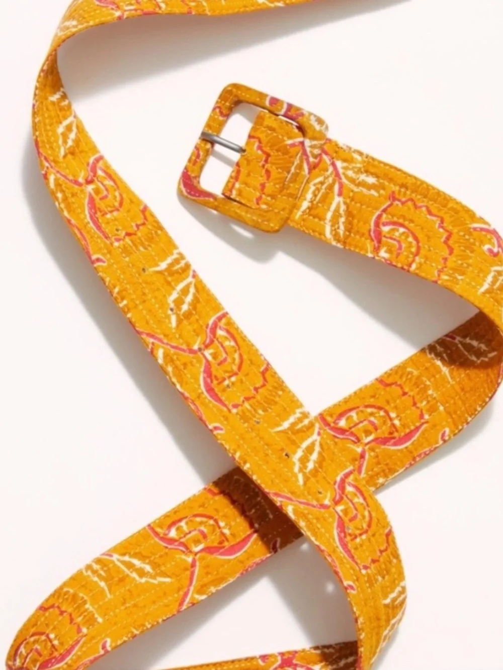 Free People Frisco Long Fabric Belt NWOT O/S